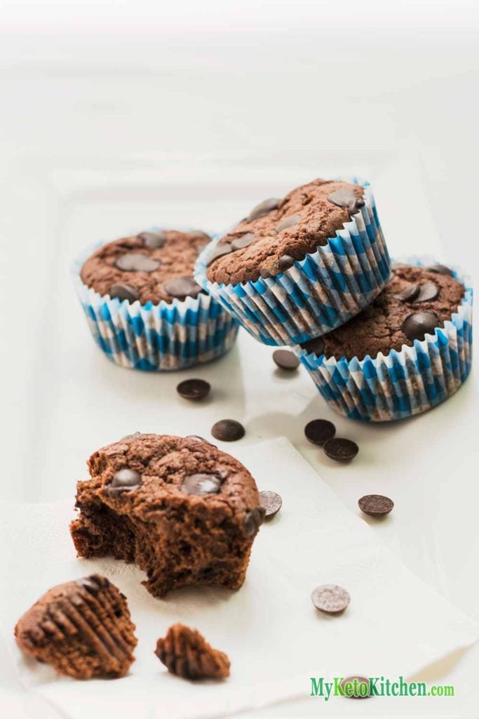 Keto Chocolate Muffins Recipe Double The Choc Moist And Sweet