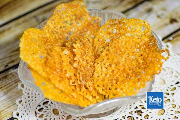 Keto Cheese Crisps (Chips) Recipe - "Easy" Low Carb Cheddar Snack