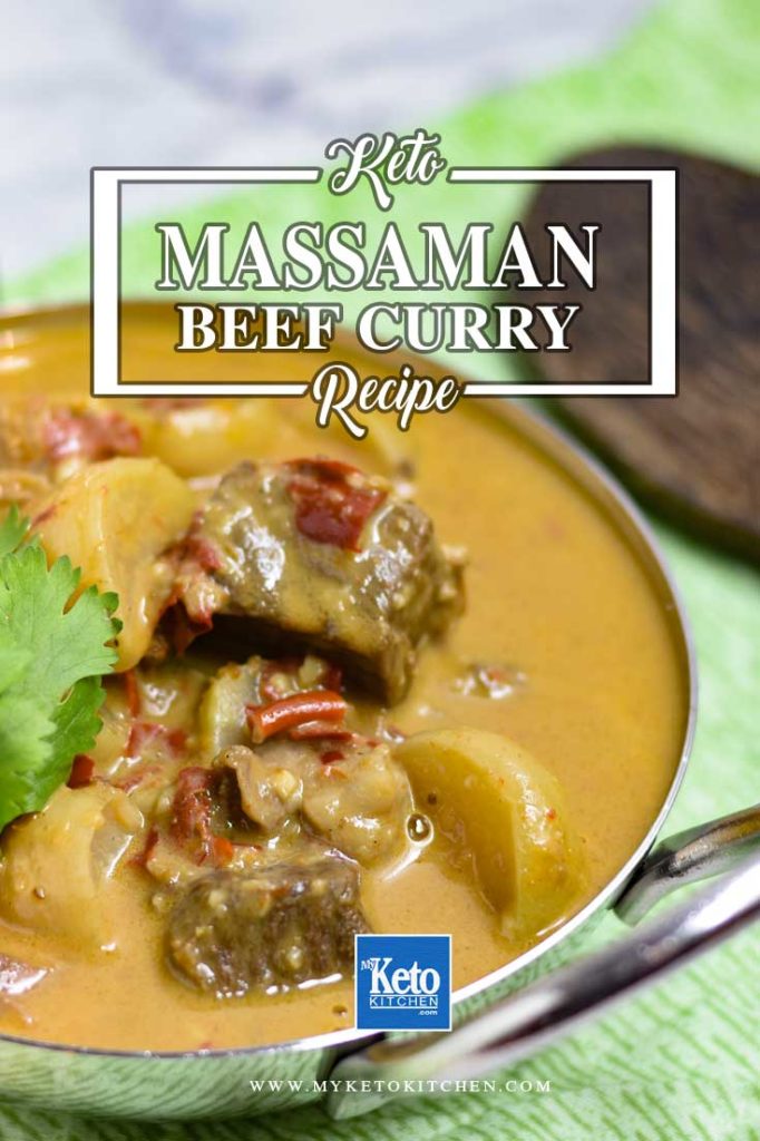 Keto Beef Stew Curry - Thai Massaman Style - My Keto Kitchen