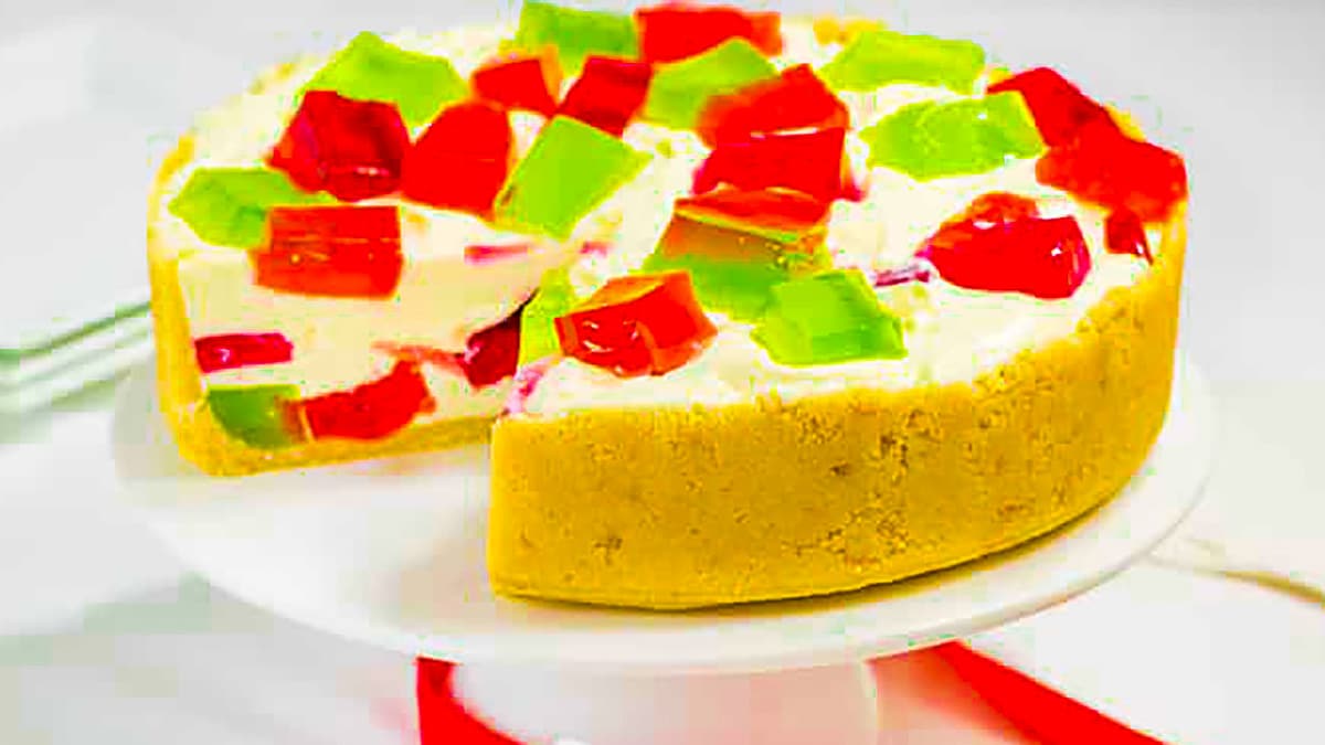 The Best Keto Jello Cheesecake Recipe - No Bake | by My Keto Kitchen