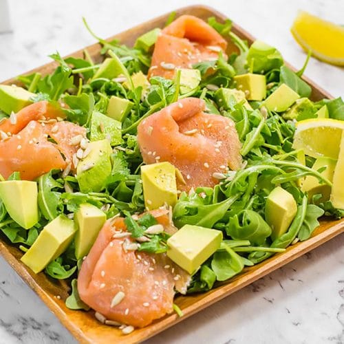 Smoked Salmon & Avocado Salad Recipe - Super Healthy & Tasty | My Keto ...