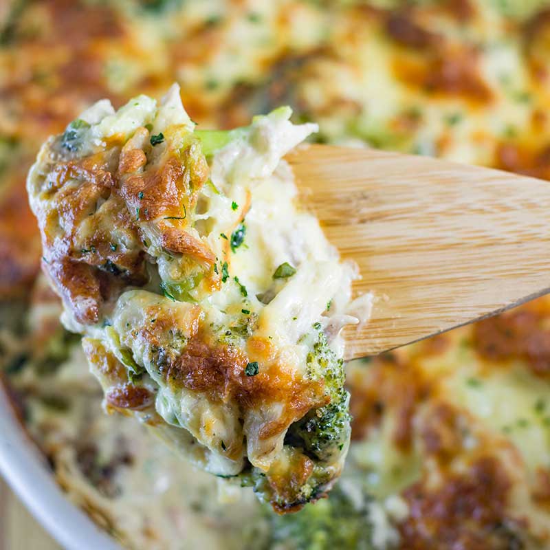 Keto Chicken Broccoli Casserole Recipe With Cheese Tasty Filling