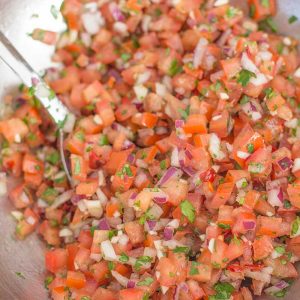 Keto Pico De Gallo - Low Carb Salsa | My Keto Kitchen