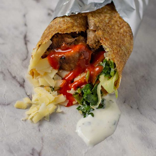 Keto Chicken Doner Kebabs