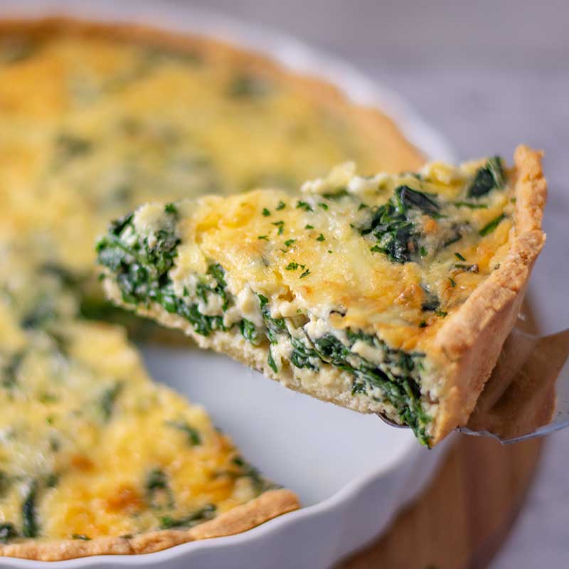The Best Keto Quiche Recipe with a Low Carb Crust!