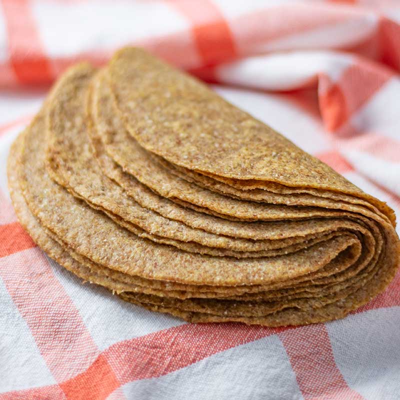 Keto Tortilla Wraps - easy flatbread recipe