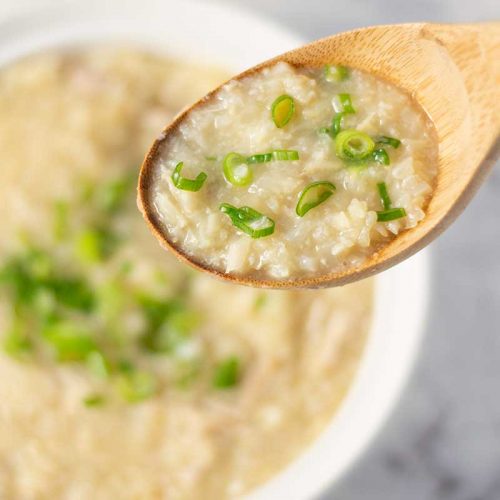 Keto Congee Recipe with Caulflower - Low Carb Chinese Porridge | My ...