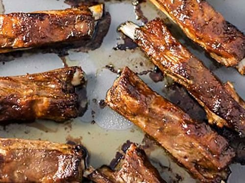 q Lamb Riblets Recipe Sweet Sticky Ribs Healthy Sugar Free