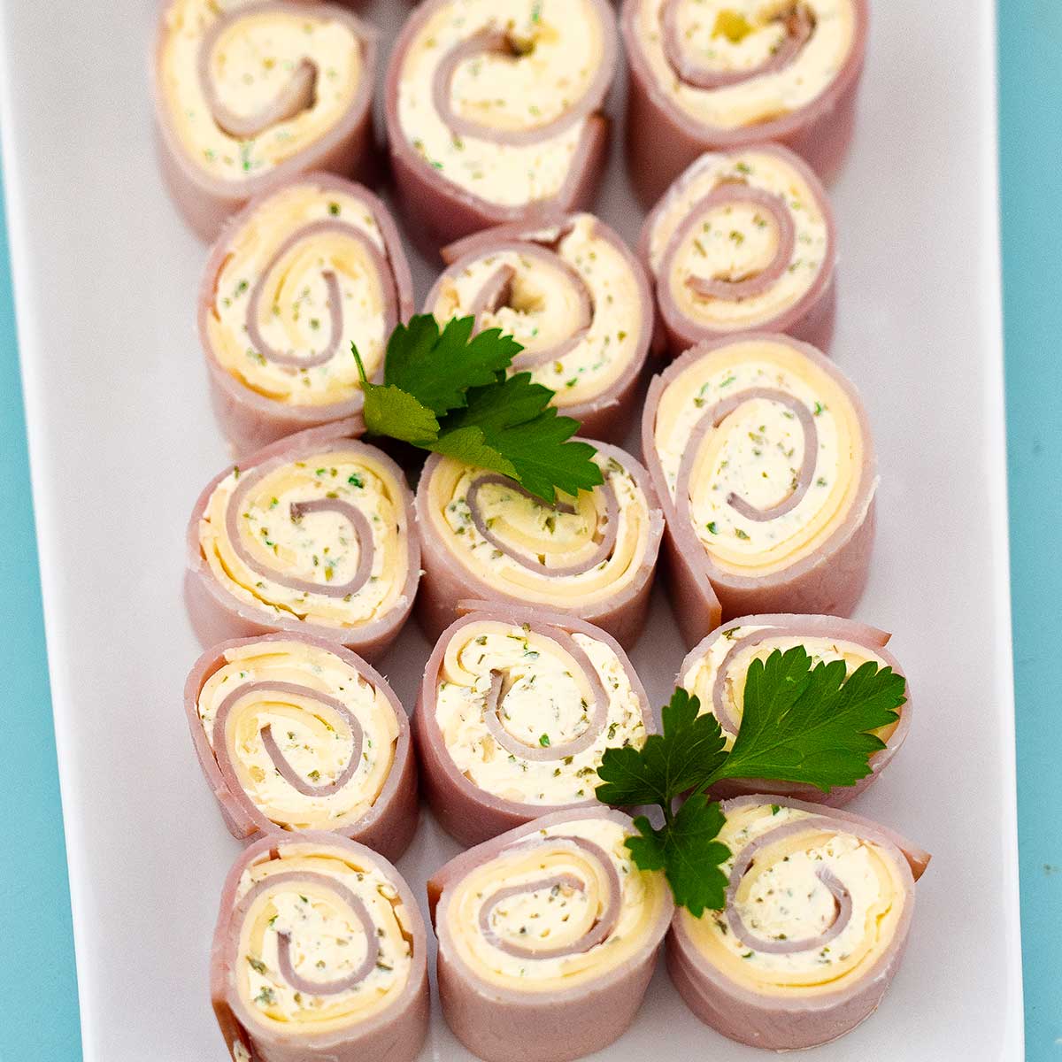 Hot Ham Roll Ups with Cheese {Keto / Low Carb} - Kasey Trenum