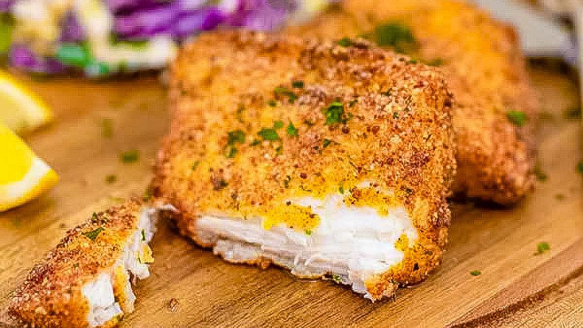 Keto Fried Fish Breaded (2g Carbs) | Recipe by My Keto Kitchen