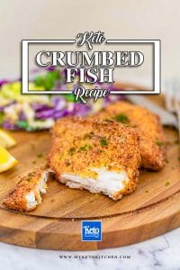 Keto Fried Fish Breaded (2g Carbs) | Recipe By My Keto Kitchen