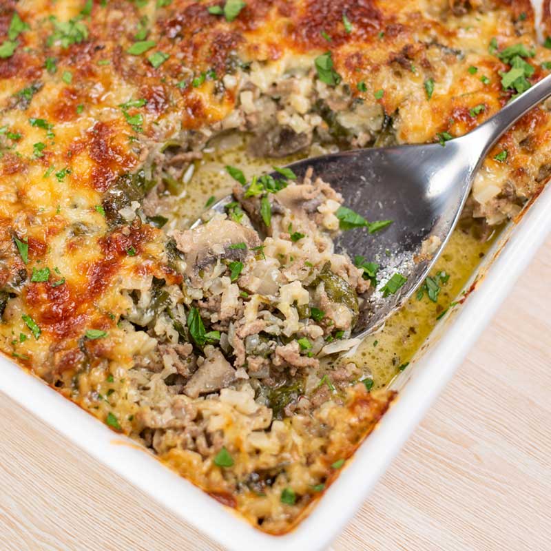 Cheesy Broccoli With Ground Beef Keto / Cheesy Ground Beef and ...