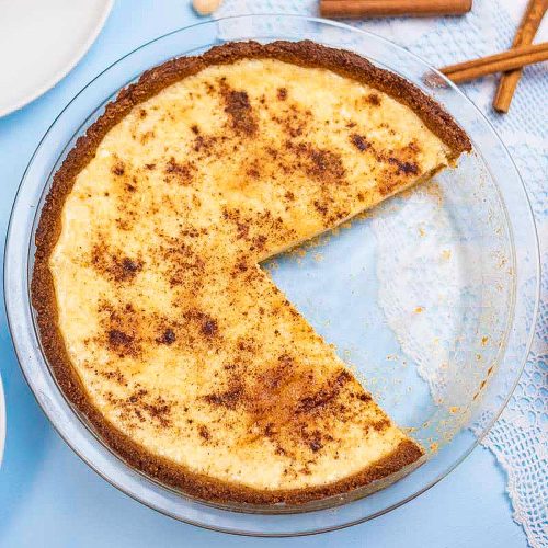 Keto No Sugar Cream Pie - Sweet | My Keto Kitchen