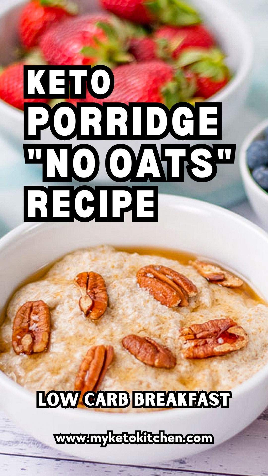 Creamy Keto Low Carb Porridge - (Chia Seed Oatmeal)