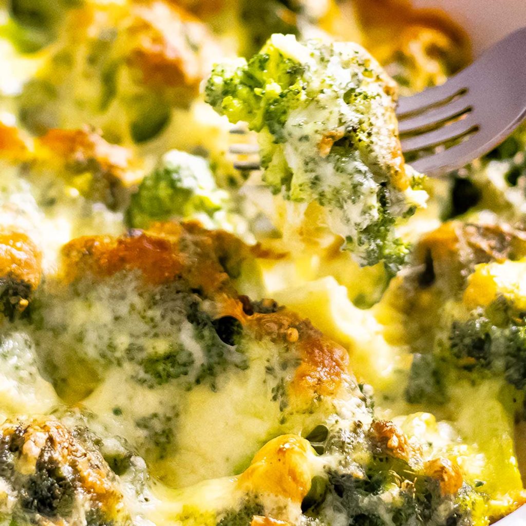 Easy Keto Broccoli Cheese Gratin Recipe - Super Healthy!