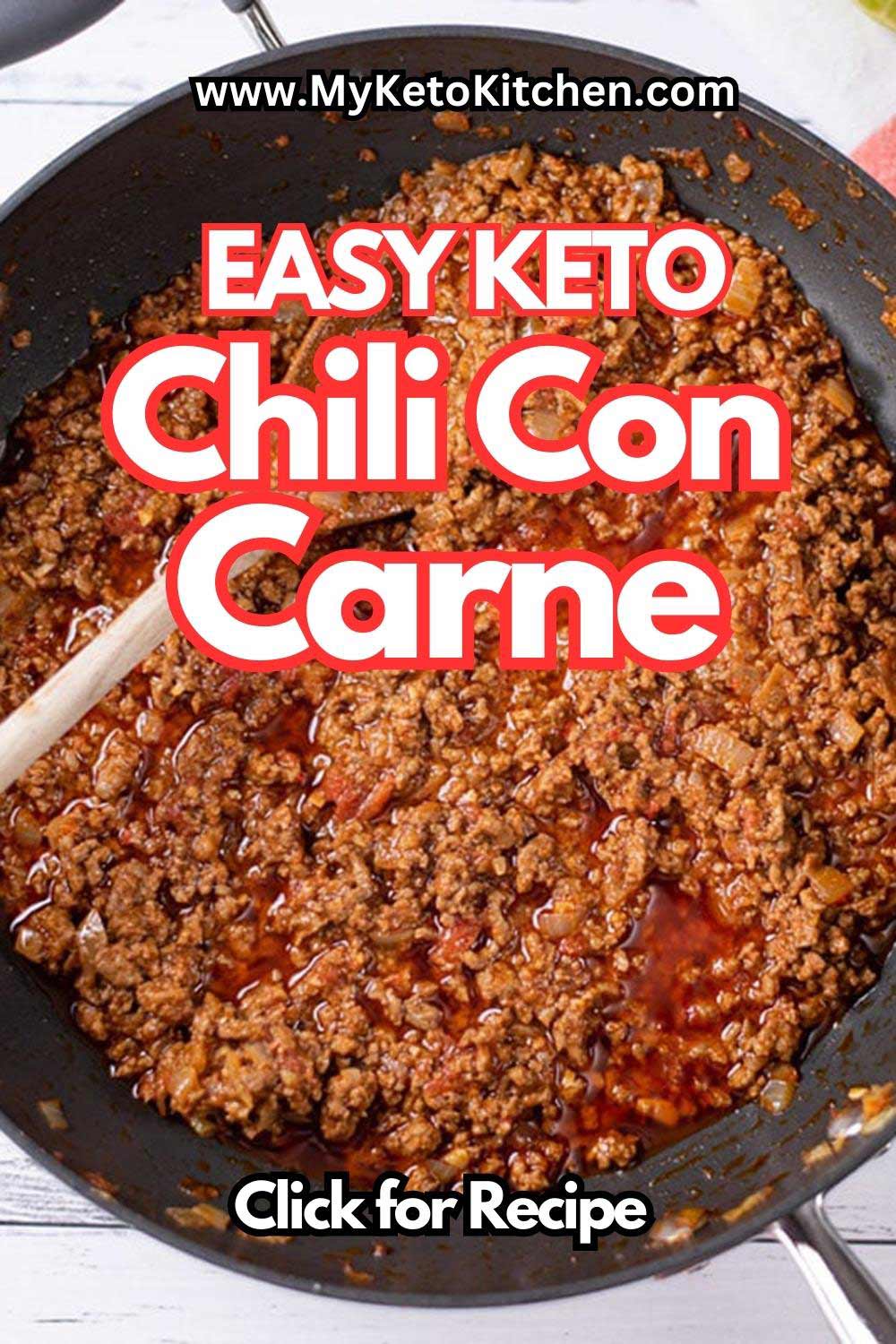 Easy Keto Chilli Con Carne Recipe with No Beans