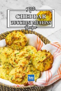 The Best Keto Zucchini Muffins Recipe - Savoury Cheese (2g Carbs)