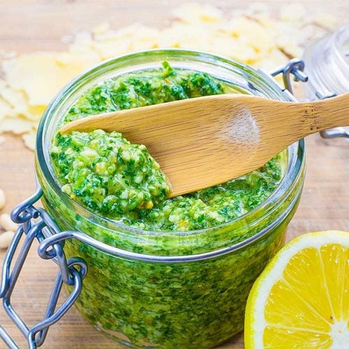 Keto Pesto Recipe - Parmesan, Rocket & Pine Nut (1g Carbs) | My Keto ...