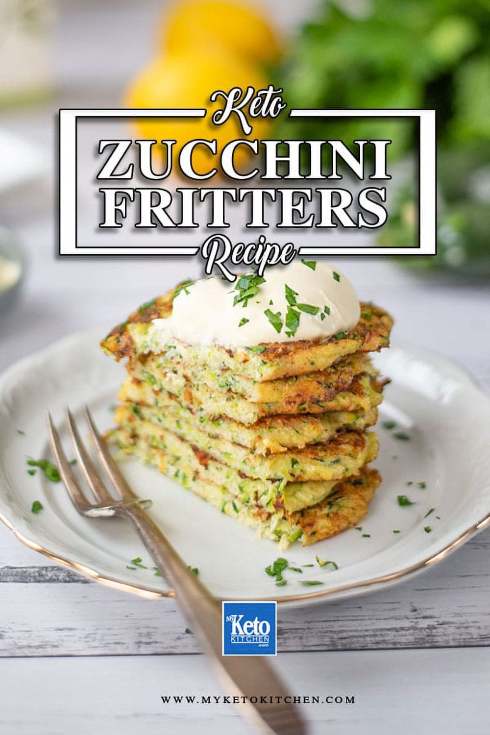 Keto Zucchini Fritters Recipe - Easy Delicious & Healthy