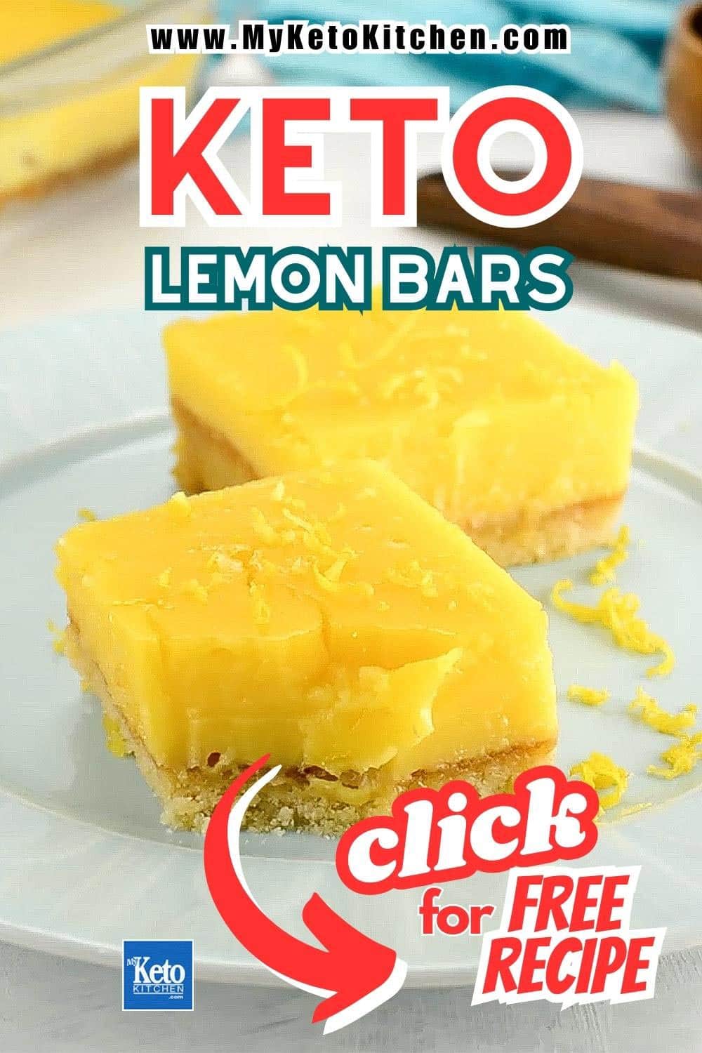 The Best Keto Lemon Bars Recipe - Tangy & Sweet