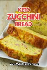 The Best Keto Zucchini Bread with Cheese & Bacon by My Keto Kitchen