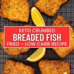 Keto Fried Fish Breaded (2g Carbs) | Recipe By My Keto Kitchen